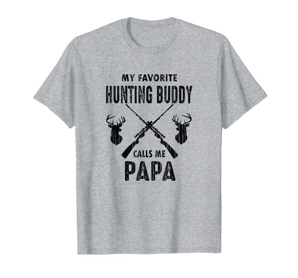 my favorite hunting buddy calls me papa funny grandpa gift t-shirt, White;black
my favorite hunting buddy calls me papa funny grandpa gift t-shirt, White;black