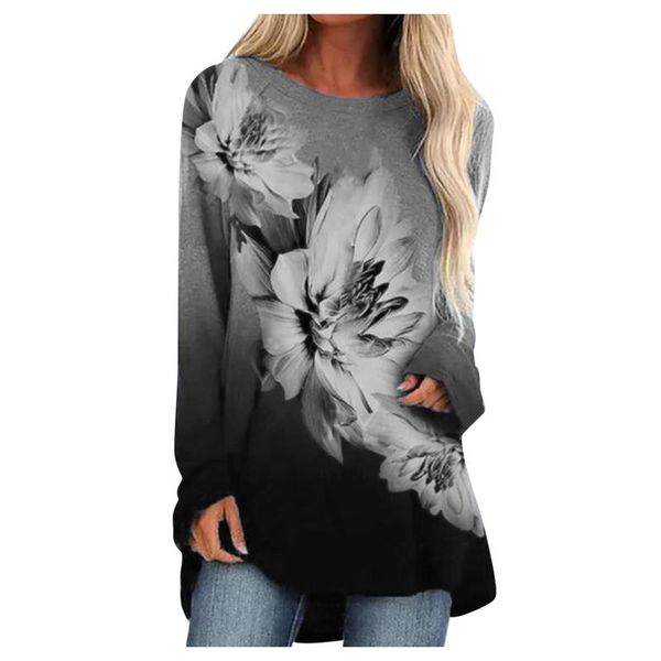 women's blouses & shirts floral printed irregular women fashion long sleeve o-neck girl western style cotton mid-length autumn ladies t, White
women's blouses & shirts floral printed irregular women fashion long sleeve o-neck girl western style cotton mid-length autumn ladies t, White