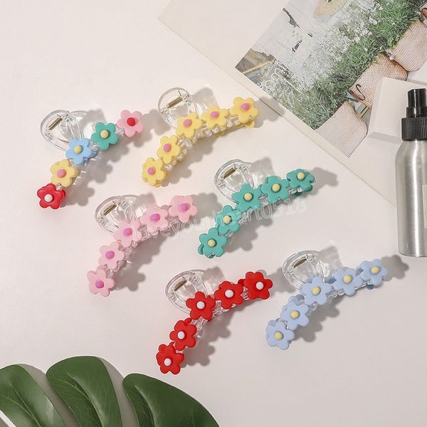 korean temperament sweet and colorful flower clamps catch clip headdress back head hairpin hair accessories, Slivery;golden
korean temperament sweet and colorful flower clamps catch clip headdress back head hairpin hair accessories, Slivery;golden
