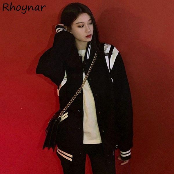 women's jackets basic women patchwork loose preppy style schoolgirls bf ins trendy outwear casual all-match design baseball uniform, Black;brown
women's jackets basic women patchwork loose preppy style schoolgirls bf ins trendy outwear casual all-match design baseball uniform, Black;brown