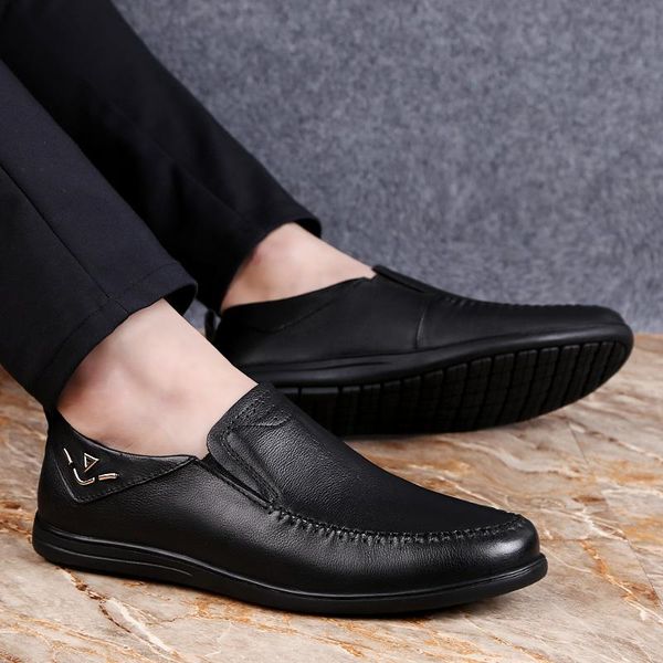 dress shoes 2021 genuine leather men casual mens loafers moccasins breathable slip on male driving plus size 36-46, Black
dress shoes 2021 genuine leather men casual mens loafers moccasins breathable slip on male driving plus size 36-46, Black