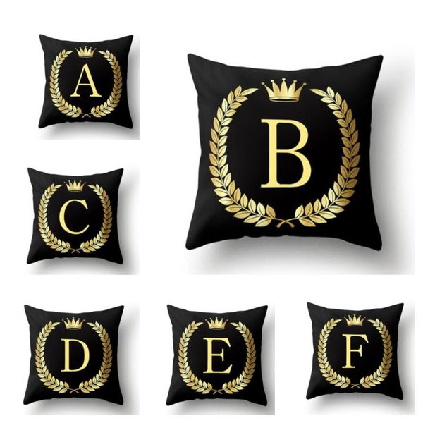 cushion/decorative pillow black gold letter pattern polyester cushion cover throw sofa decoration pillowcover decorative cushions pillowcase
cushion/decorative pillow black gold letter pattern polyester cushion cover throw sofa decoration pillowcover decorative cushions pillowcase