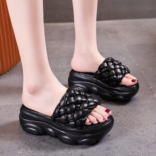 slippers summer platform woman slides outdoor beach shoes women wedge non-slip fashion flip flops for ladies zapatos de mujer, Black
slippers summer platform woman slides outdoor beach shoes women wedge non-slip fashion flip flops for ladies zapatos de mujer, Black