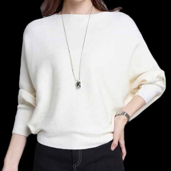 spring autumn women knitting blouse cotton bat sleeve slash neck loose solid shirts casual female clothes blusa de mujer women's blous, White
spring autumn women knitting blouse cotton bat sleeve slash neck loose solid shirts casual female clothes blusa de mujer women's blous, White