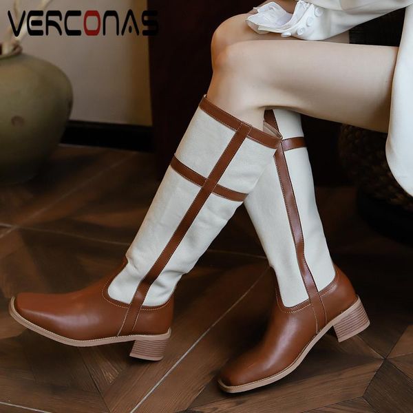 boots verconas fashion elegant woman knee high autumn winter warm cow leather party basic office prom brand shoes, Black
boots verconas fashion elegant woman knee high autumn winter warm cow leather party basic office prom brand shoes, Black