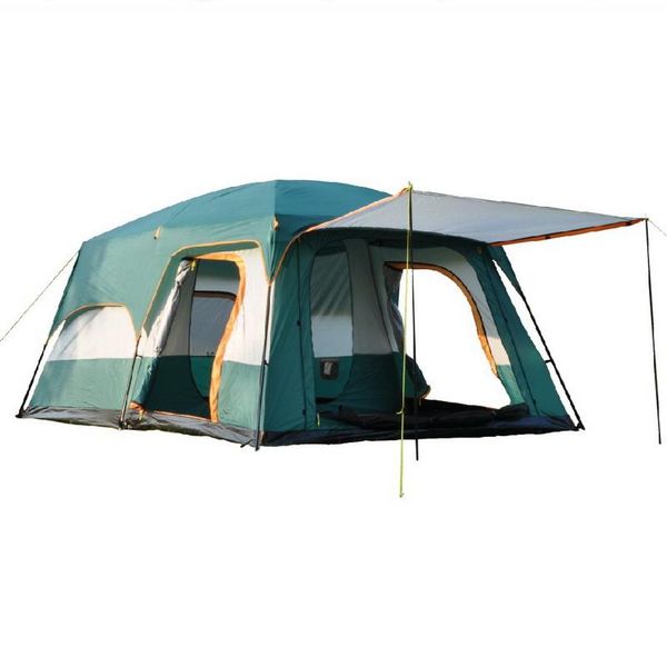 large family camping tent 6/8/10/12 person double layer 2 living rooms 1 hall marquee party outdoor tourism tents and shelters
large family camping tent 6/8/10/12 person double layer 2 living rooms 1 hall marquee party outdoor tourism tents and shelters