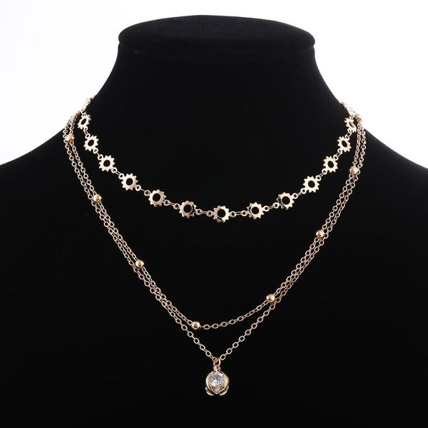 pendant necklaces creative crystal necklace personality multi-layer clavicle chain for women fashion collares jewelry xl759, Silver
pendant necklaces creative crystal necklace personality multi-layer clavicle chain for women fashion collares jewelry xl759, Silver