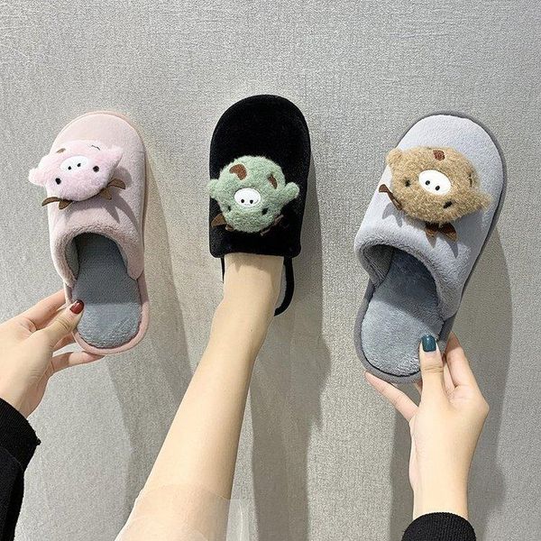 slippers home cute cow cotton ladies autumn and winter comfortable furry women fashion women's shoes, Black
slippers home cute cow cotton ladies autumn and winter comfortable furry women fashion women's shoes, Black