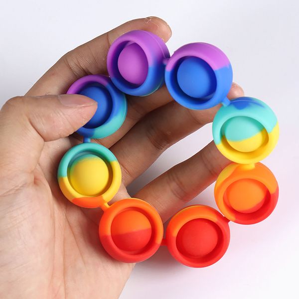 Pop Fidget Reliver Stress Toys Rainbow Bracelet Push It Bubble Antistress Toys Adult Children Sensory Toy To Relieve Autism
Pop Fidget Reliver Stress Toys Rainbow Bracelet Push It Bubble Antistress Toys Adult Children Sensory Toy To Relieve Autism