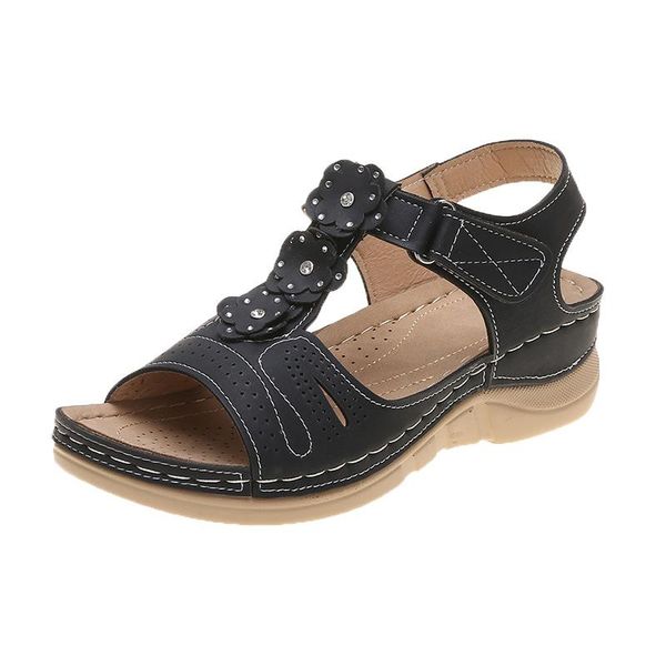 summer women's fashion open-toe large size sandals outdoor thick-soled comfortable all-match one-word buckle shoes, Black
summer women's fashion open-toe large size sandals outdoor thick-soled comfortable all-match one-word buckle shoes, Black