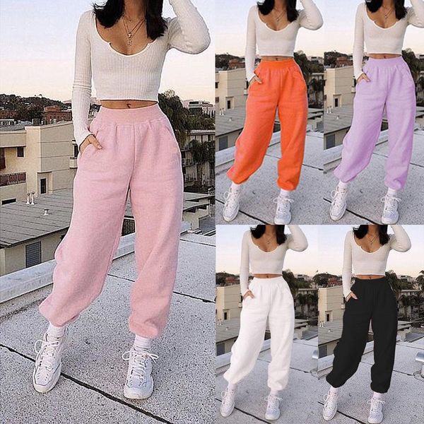 women's pants & capris autumn women add velvet thicken high waist pocket fleece sweatpants female streetwear harem trousers wdc9459, Black;white
women's pants & capris autumn women add velvet thicken high waist pocket fleece sweatpants female streetwear harem trousers wdc9459, Black;white
