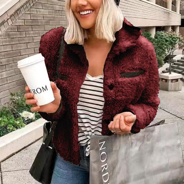 jackets faux pu decor coat women's long sleeve fur jacket female short outerwear button plush casual winter overcoat xlbt 91do, Black;brown
jackets faux pu decor coat women's long sleeve fur jacket female short outerwear button plush casual winter overcoat xlbt 91do, Black;brown