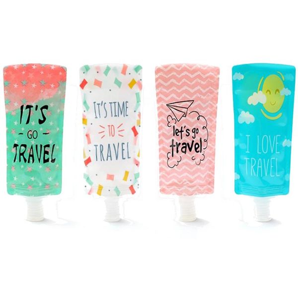 storage bottles & jars 150pcs wholesale 100ml folding lotion bag shower gel shampoo bottle facial cleanser liquid plastic refillable toner
storage bottles & jars 150pcs wholesale 100ml folding lotion bag shower gel shampoo bottle facial cleanser liquid plastic refillable toner