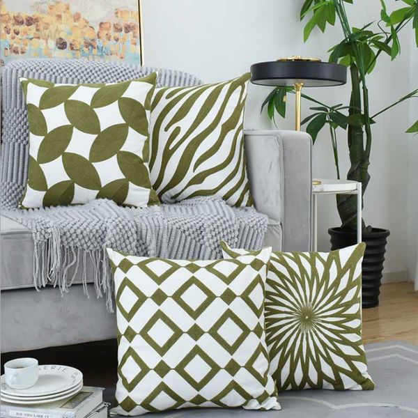 cushion/decorative pillow home decor embroidery cushion cover nordic style green geometric canvas square decorative pillows sofa bed pillowc
cushion/decorative pillow home decor embroidery cushion cover nordic style green geometric canvas square decorative pillows sofa bed pillowc