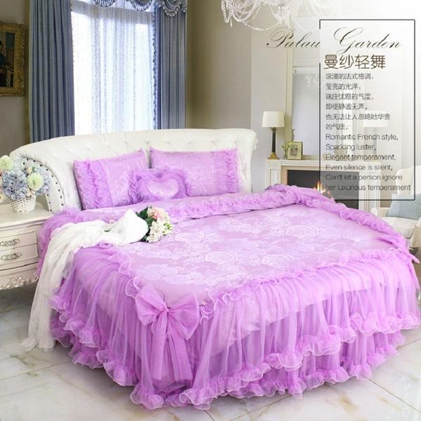 bedding sets jacquard pureple rose lace round bedskirt princess wedding cotton duvet cover bedsheets pillowcase 4pcs king size
bedding sets jacquard pureple rose lace round bedskirt princess wedding cotton duvet cover bedsheets pillowcase 4pcs king size