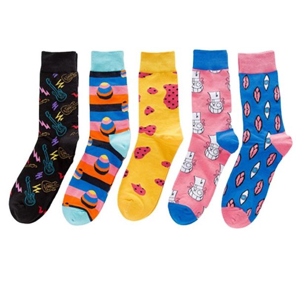 men's socks 10 pairs/lot fashionable colorful leisure medium tube happy personalized gifts for combed cotton wholesale price, Black
men's socks 10 pairs/lot fashionable colorful leisure medium tube happy personalized gifts for combed cotton wholesale price, Black