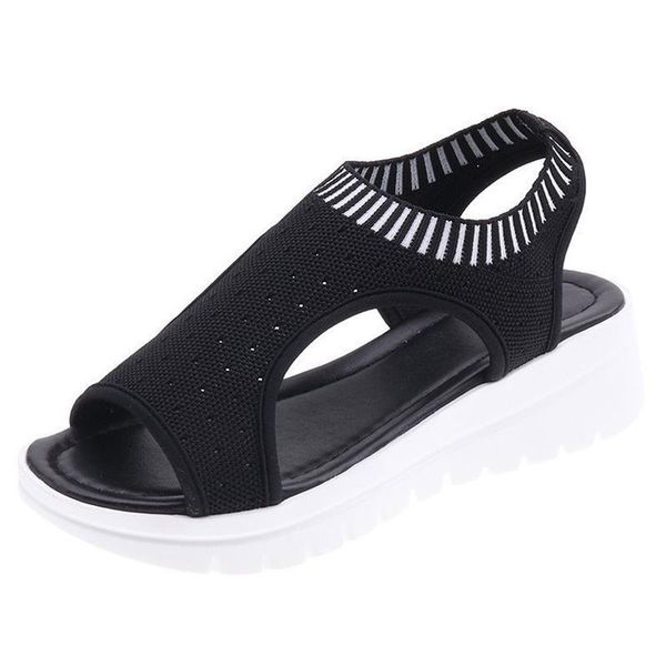 sandals women 2021 sports style thick bottom summer breathable comfortable fashion flying woven beach women's shoes, Black
sandals women 2021 sports style thick bottom summer breathable comfortable fashion flying woven beach women's shoes, Black