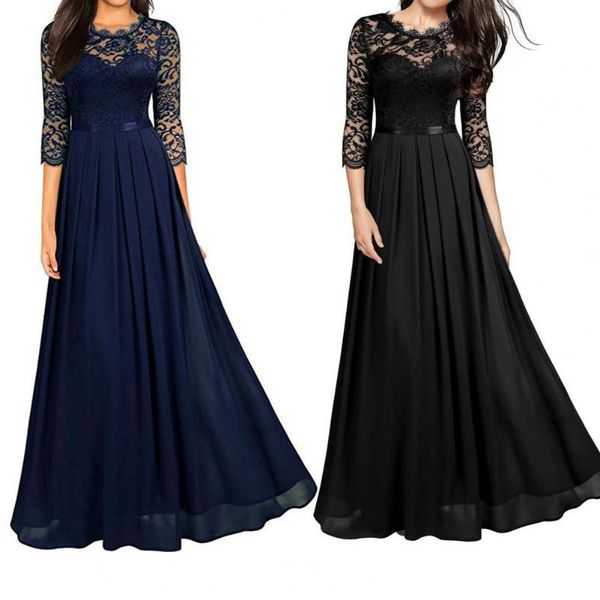 casual dresses fashion party dress elegant women stitching lace slim fit hollow, Black;gray
casual dresses fashion party dress elegant women stitching lace slim fit hollow, Black;gray