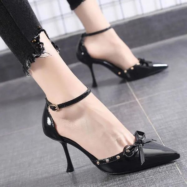 dress shoes 2021 sell classic women pointed toe pumps patent leather high heels boat party wedding zapatos mujer, Black
dress shoes 2021 sell classic women pointed toe pumps patent leather high heels boat party wedding zapatos mujer, Black