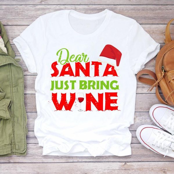 women's t-shirt women year cartoon holiday merry christmas print t-shirts letter santa claus cute tshirt female tees graphic, White
women's t-shirt women year cartoon holiday merry christmas print t-shirts letter santa claus cute tshirt female tees graphic, White