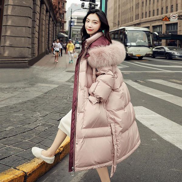 women's jackets 2021 winter women long duck down jacket hooded white coat thick warm loose female parkas windproof outwear, Black;brown
women's jackets 2021 winter women long duck down jacket hooded white coat thick warm loose female parkas windproof outwear, Black;brown