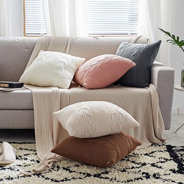 1pcs modern pillowcase vintage double twist style knitted wool throw square cushion cover for living room car sofa seat chair cushion/decora
1pcs modern pillowcase vintage double twist style knitted wool throw square cushion cover for living room car sofa seat chair cushion/decora