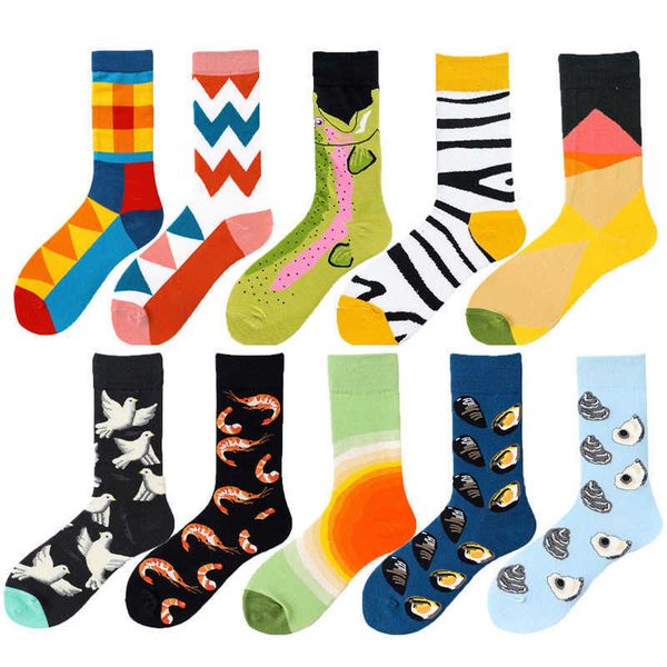 5-10 pairs novelty happy funny men graphic socks funky novelty sock style socks soft breathable summer winter christmas gift 210727, Black
5-10 pairs novelty happy funny men graphic socks funky novelty sock style socks soft breathable summer winter christmas gift 210727, Black