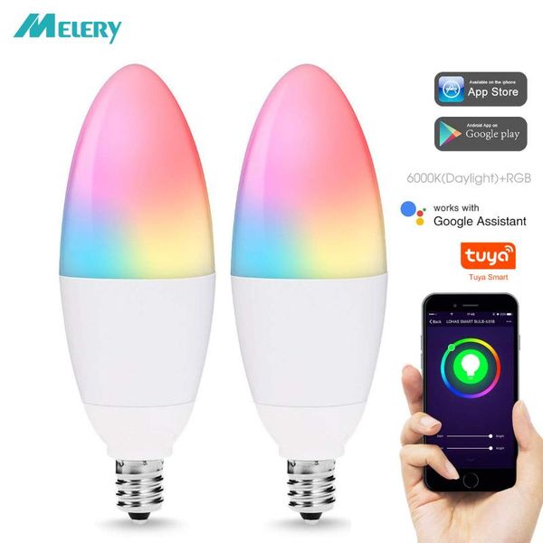 bulbs e12 wifi smart light bulb led rgb candle 40w equivalent color change lighting remote control by tuya alexa googlehome assistant
bulbs e12 wifi smart light bulb led rgb candle 40w equivalent color change lighting remote control by tuya alexa googlehome assistant