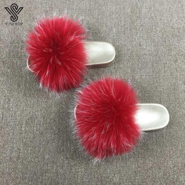 slippers 2021 tropical shoes women real raccoon fur slides summer gold pvc soles lady sandals fluffy sliders vs1016, Black
slippers 2021 tropical shoes women real raccoon fur slides summer gold pvc soles lady sandals fluffy sliders vs1016, Black
