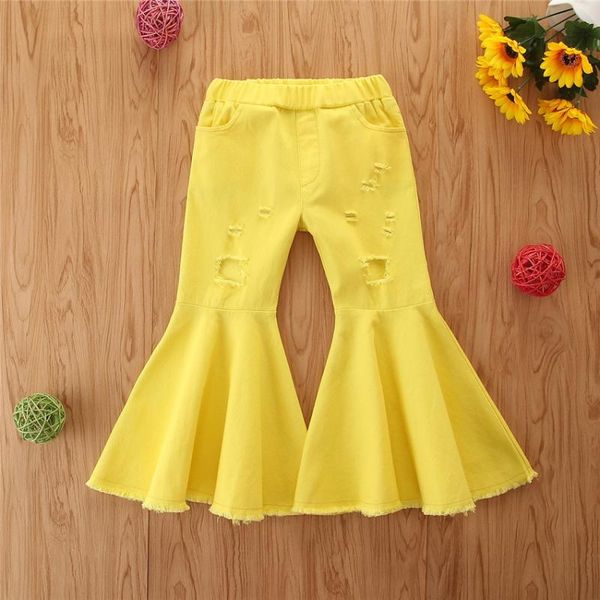 children in elastic waist jeans fashion fan of autumn pure color hole cowboy flares children's pants look cool ye, Blue
children in elastic waist jeans fashion fan of autumn pure color hole cowboy flares children's pants look cool ye, Blue