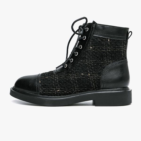 boots 2021 winter fashion round head lacing small fragrance style son gao bang boot trend women's shoes in stock chunky bo, Black
boots 2021 winter fashion round head lacing small fragrance style son gao bang boot trend women's shoes in stock chunky bo, Black