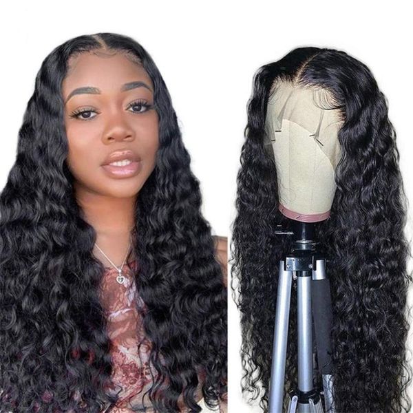 lace wigs brazilian water wave 30 inches long hair for women wig human pre plucked 180% density 13x4 frontal, Black;brown
lace wigs brazilian water wave 30 inches long hair for women wig human pre plucked 180% density 13x4 frontal, Black;brown
