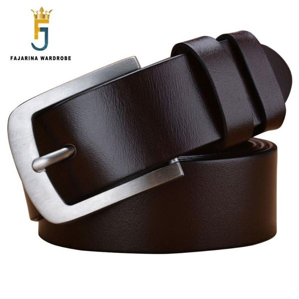 men's pure genuine leather retro style stainless steel pin buckle belts men 3.8cm wide accessories n17fj251, Black;brown
men's pure genuine leather retro style stainless steel pin buckle belts men 3.8cm wide accessories n17fj251, Black;brown