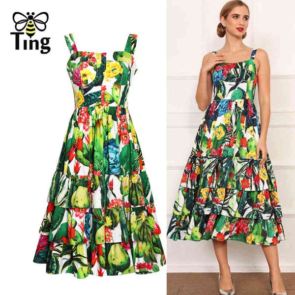 summer green floral print midi dress cascading ruffles a line party dresses vintage elegant elbise plus size 2xl clothes 210513, Black;gray
summer green floral print midi dress cascading ruffles a line party dresses vintage elegant elbise plus size 2xl clothes 210513, Black;gray