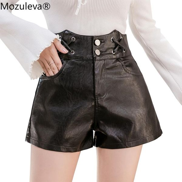 mozuleva 2021 style for autumn winter a- line design high waist pu leather shorts wide leg women women's, White;black
mozuleva 2021 style for autumn winter a- line design high waist pu leather shorts wide leg women women's, White;black
