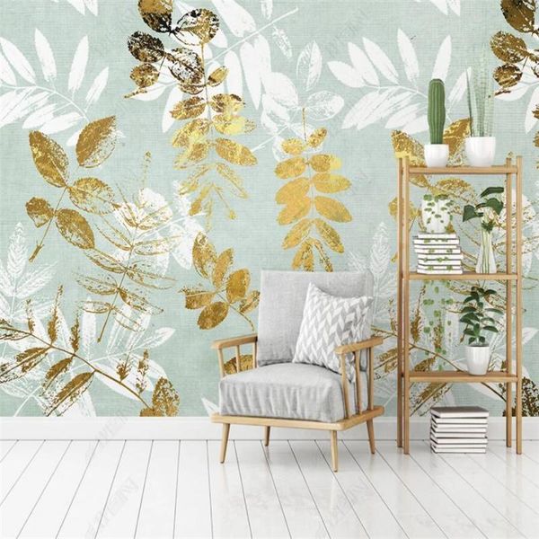 wallpapers custom size nordic golden leaves living room 3d wall paper home decor bedroom self adhesive papel de parede
wallpapers custom size nordic golden leaves living room 3d wall paper home decor bedroom self adhesive papel de parede