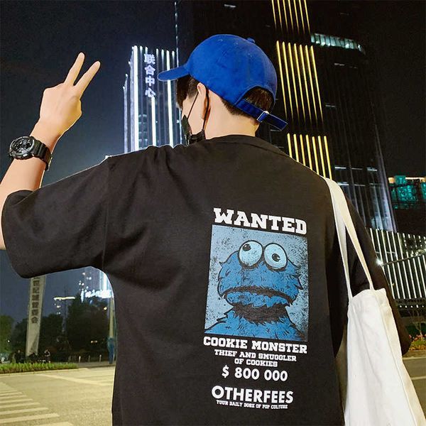 cartoon collarls 2021 youth short sleeve summer casual hoodls pullover t-shirt men's wear, White;black
cartoon collarls 2021 youth short sleeve summer casual hoodls pullover t-shirt men's wear, White;black
