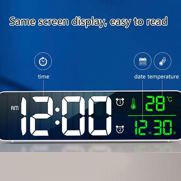other clocks & accessories electronic led digital large display morning alarm clock music brightness usb rechargeable snooze timer for home
other clocks & accessories electronic led digital large display morning alarm clock music brightness usb rechargeable snooze timer for home