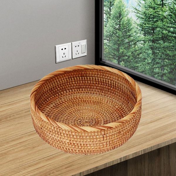 handmade round fruit snack wicker basket willow weaving storage holder dining tray 3 size 26*11cm 23*9cm 20*7.5cm bags
handmade round fruit snack wicker basket willow weaving storage holder dining tray 3 size 26*11cm 23*9cm 20*7.5cm bags