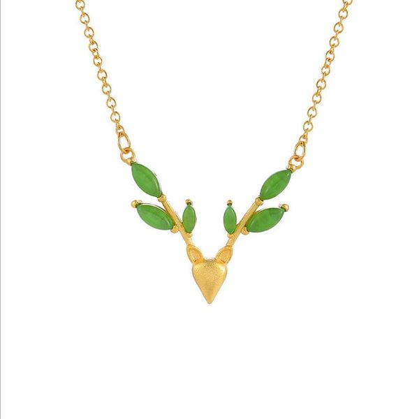 chains fashion 24k gold wedding pendant necklaces for women all the way there is your antlers necklace color chain, Silver
chains fashion 24k gold wedding pendant necklaces for women all the way there is your antlers necklace color chain, Silver