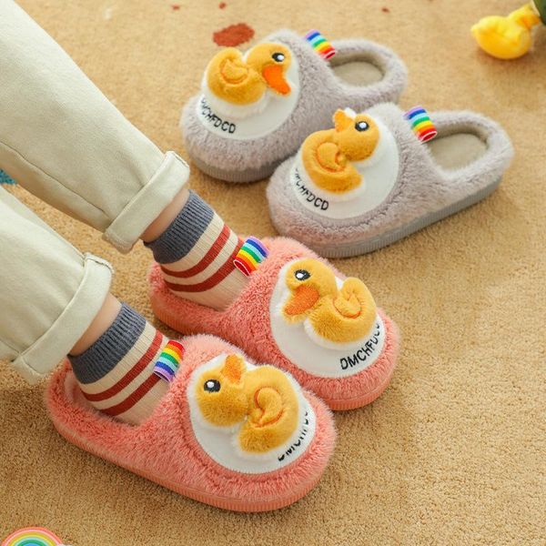 slipper winter warm children kids cartoon cute duck flannel fur indoor homewear boys slippers non-slip baby thick fleece casual shoes, Black;grey
slipper winter warm children kids cartoon cute duck flannel fur indoor homewear boys slippers non-slip baby thick fleece casual shoes, Black;grey