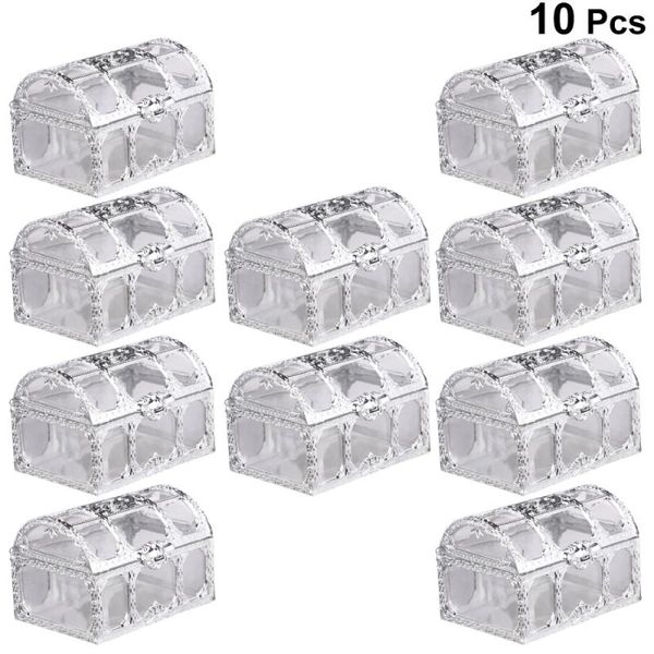 gift wrap 10pcs creative candy box treasure chest shape sugar containers holder storage case party supplies for wedding (silver)
gift wrap 10pcs creative candy box treasure chest shape sugar containers holder storage case party supplies for wedding (silver)