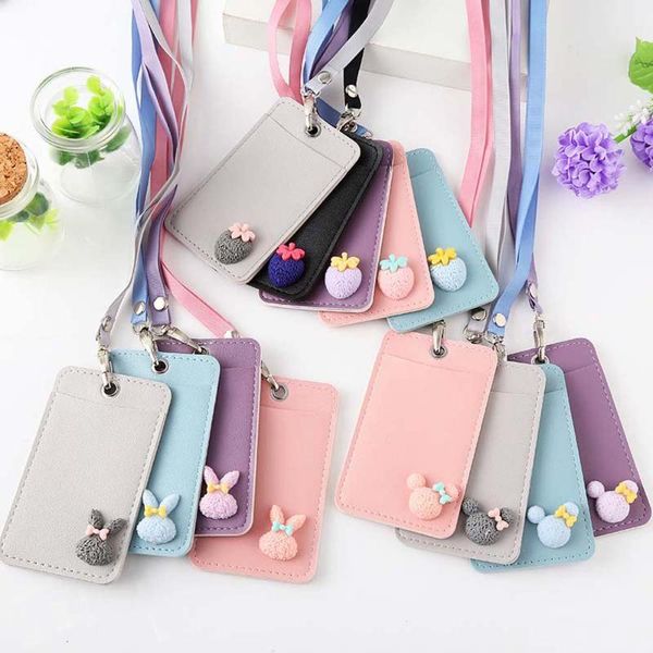 card holders 1pcs students bus case lanyard women cartoon candy leather holder girl door work identity portable wallet, Brown;gray
card holders 1pcs students bus case lanyard women cartoon candy leather holder girl door work identity portable wallet, Brown;gray