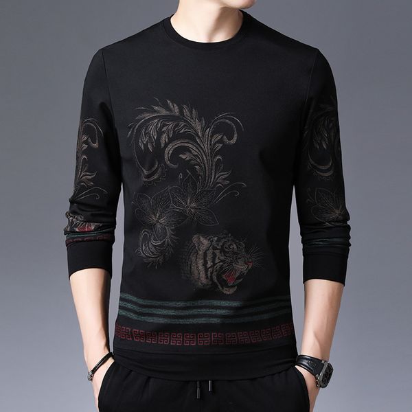 men's t-shirts spring and autumn long-sleeved round neck sweater thin bottoming t-shirt sweat shirt clothes trend 6n30, White;black
men's t-shirts spring and autumn long-sleeved round neck sweater thin bottoming t-shirt sweat shirt clothes trend 6n30, White;black