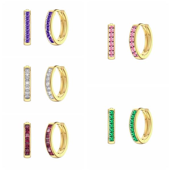 hoop & huggie boako 925 sterling silver earrings aros colores for women green pink zircon earring piercing pendientes girl gift, Golden;silver
hoop & huggie boako 925 sterling silver earrings aros colores for women green pink zircon earring piercing pendientes girl gift, Golden;silver