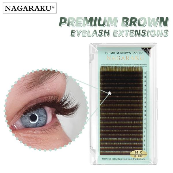 false eyelashes nagaraku brown individual eyelash extension makeup mix 7-15mm 20 lines soft natural synthetic mink
false eyelashes nagaraku brown individual eyelash extension makeup mix 7-15mm 20 lines soft natural synthetic mink