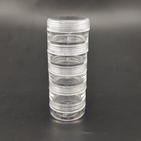 other arts and crafts 5 layers round plastic box transparent jewelry packaging 3.8*10cm
other arts and crafts 5 layers round plastic box transparent jewelry packaging 3.8*10cm