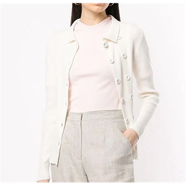 sweater women 2021 autumn double-breasted lapel stretch knit cardigan g5jm, White;black
sweater women 2021 autumn double-breasted lapel stretch knit cardigan g5jm, White;black