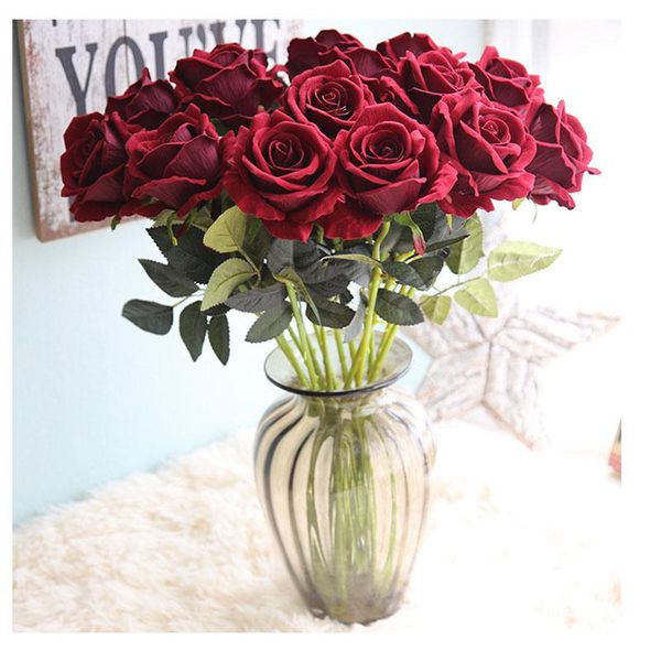 decorative flowers & wreaths 2branch 51cm velvet artificial roses flower wedding birthday party home decor fake flores christmas halloween b
decorative flowers & wreaths 2branch 51cm velvet artificial roses flower wedding birthday party home decor fake flores christmas halloween b
