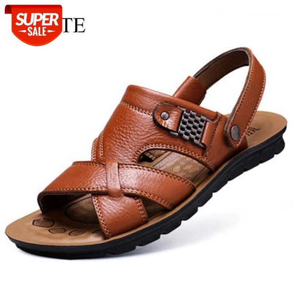 men sandals genuine leather sandals summer classic men shoes slippers soft sandalias roman walking footwear big size 48 #s203, Black
men sandals genuine leather sandals summer classic men shoes slippers soft sandalias roman walking footwear big size 48 #s203, Black